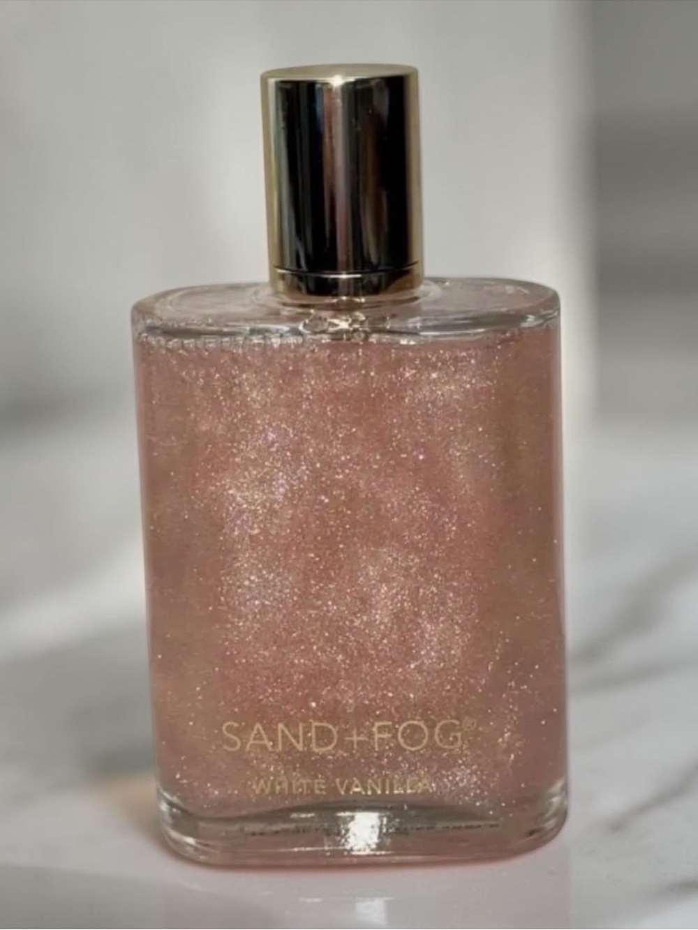 Sand + Fog White Vanilla Shimmering Body Mist — Shimmery Pink
